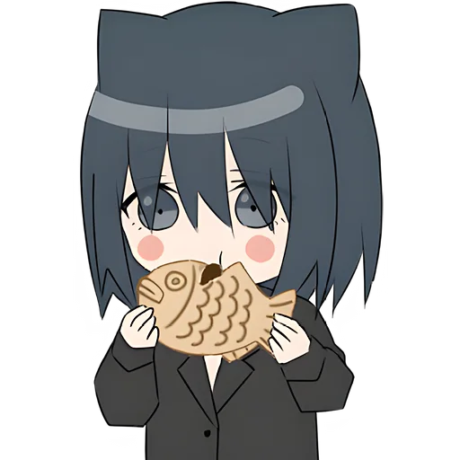 Стикер Кошечка тян