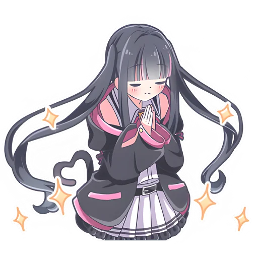 Стикер Худи кошка