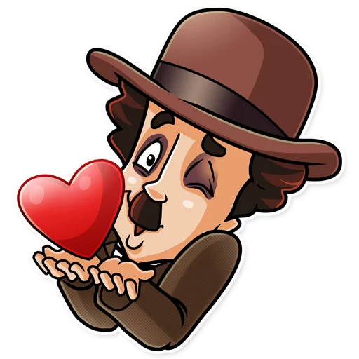 Стикер Charlie Chaplin