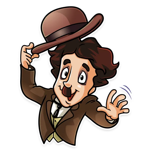 Стикер Charlie Chaplin