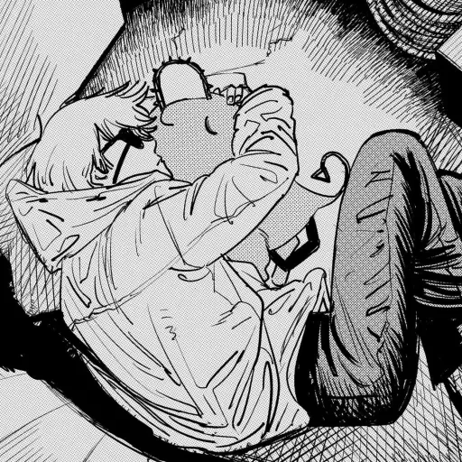 Стикер Chainsaw Man - Человек Бензопила