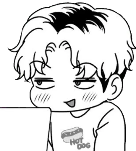 Стикер Чан У❤️