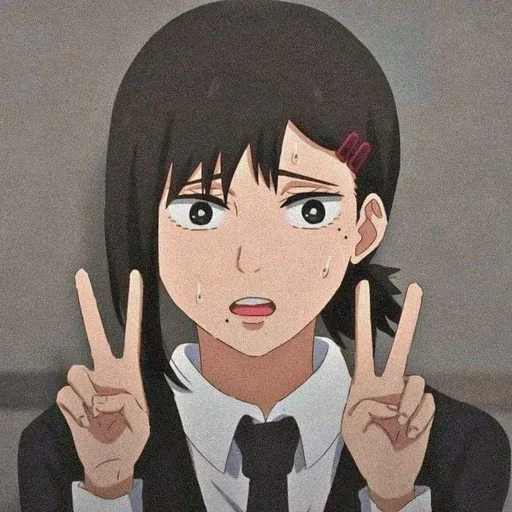 Стикер Человек бензопила