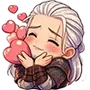 Эмодзи Chibi anime The Witcher