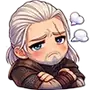 Эмодзи Chibi anime The Witcher