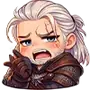 Эмодзи Chibi anime The Witcher