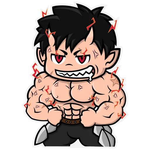 Стикер Chibi Demon for