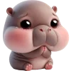 Эмодзи Малыш бегемотик
