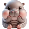 Эмодзи Малыш бегемотик