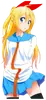 Стикер Chitoge (Nisekoi)