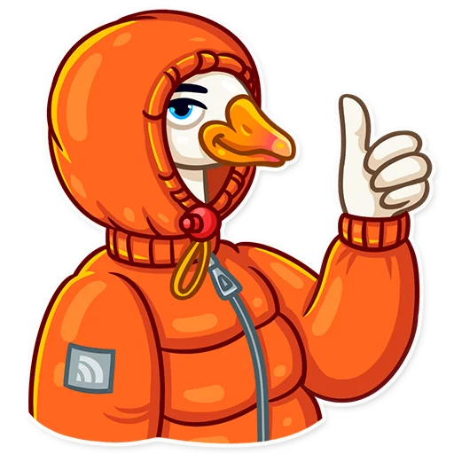 Стикер Christmas Goose