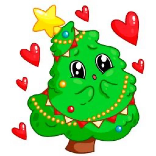 Стикер Ёлочки