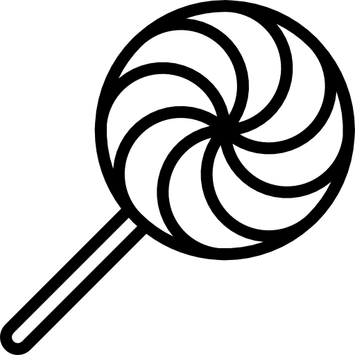 Стикер новогодняя конфетка