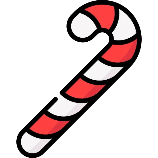 Стикер новогодняя конфетка