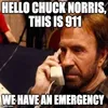 Стикер Chuck Norris