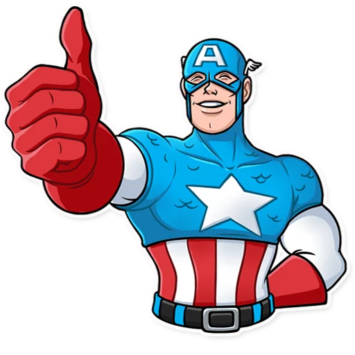Стикер Captain America