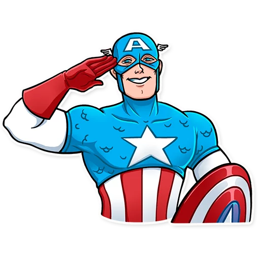 Стикер Captain America
