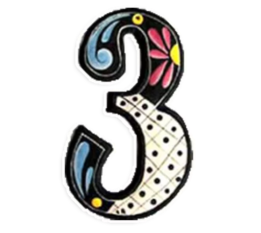 Стикер Numbers