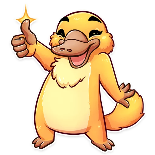 Стикер Cooper the Platypus