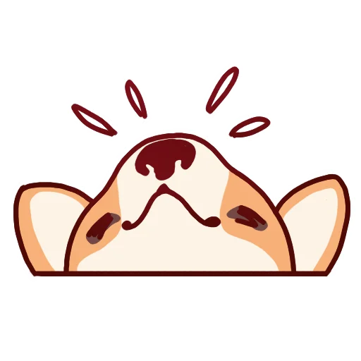 Стикер Corgi Pembrok Raf