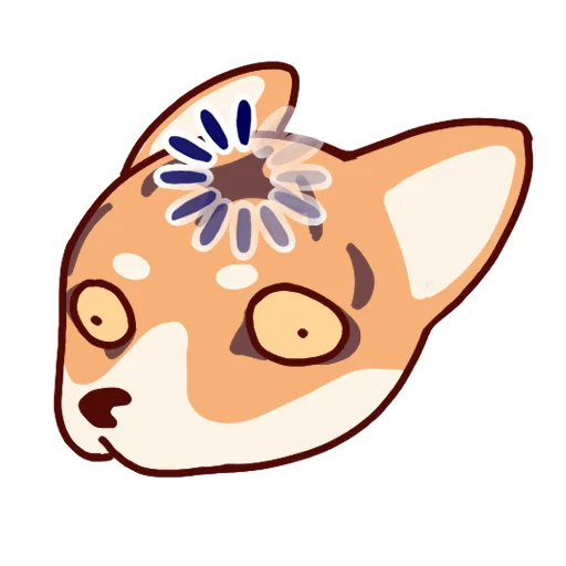 Стикер Corgi Pembrok Raf