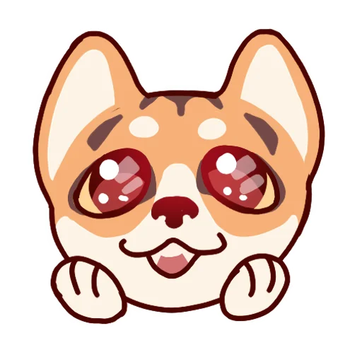 Стикер Corgi Pembrok Raf