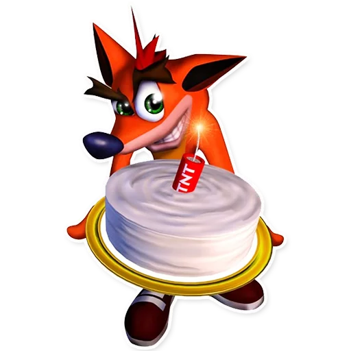 Стикер Crash Bandicoot
