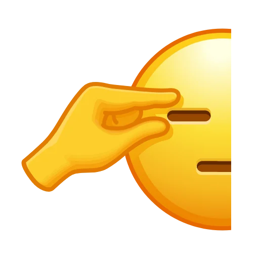 Стикер Crazy Emoji