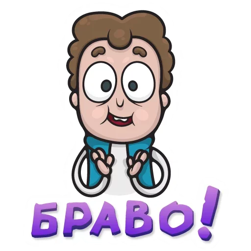 Стикер Crazy Guy