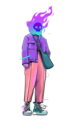 Стикер Crazy Illustrations