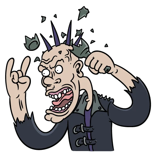 Стикер crazy people