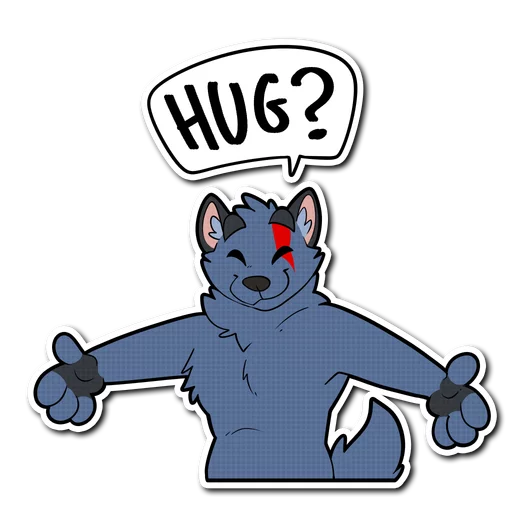 Стикер Crimsonred and Kay