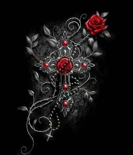 Стикер Cross Jesus