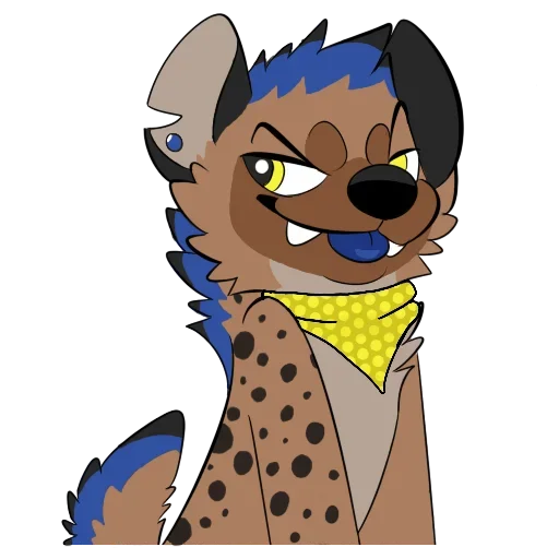 Стикер Cute Hyena