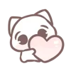 Эмодзи китик  ૮꒰