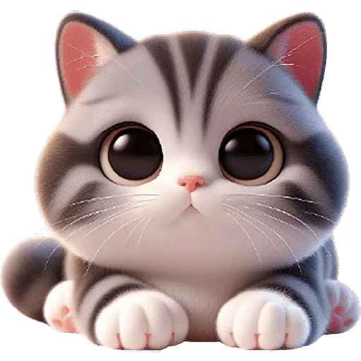 Стикер Милый котик