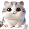 Эмодзи Милый котик