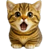 Эмодзи Пухленький котенок