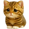 Эмодзи Пухленький котенок