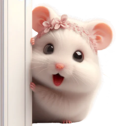 Стикер Милая крыска