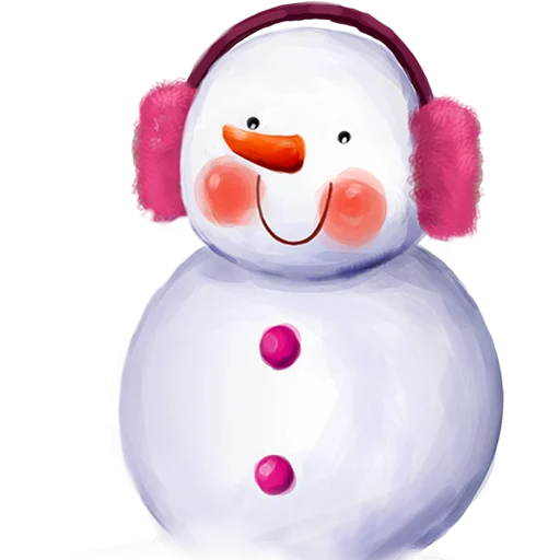 Стикер Cute Snowman
