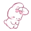 Эмодзи cute krolik ˚ʚ🤍ɞ˚