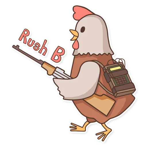 Стикер CyberChicken