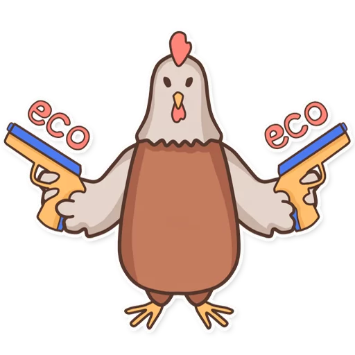 Стикер CyberChicken
