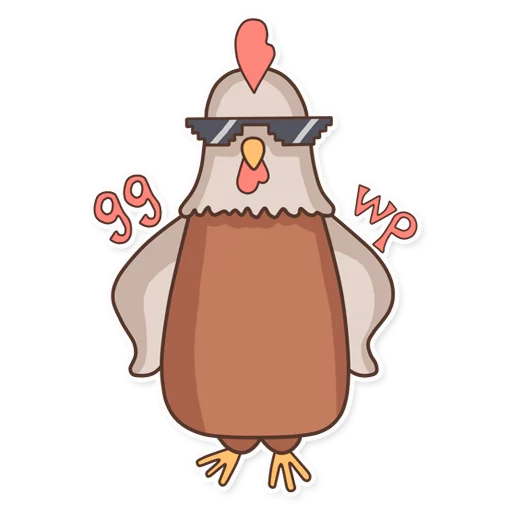 Стикер CyberChicken