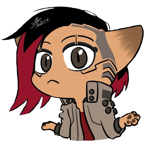 Стикер Cyberpunk 2077 Cats