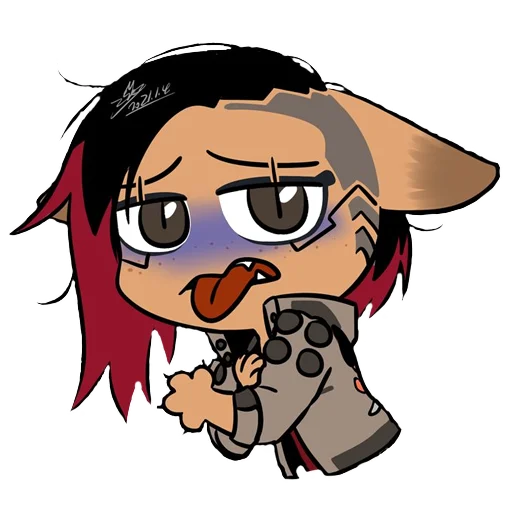 Стикер Cyberpunk 2077 Cats