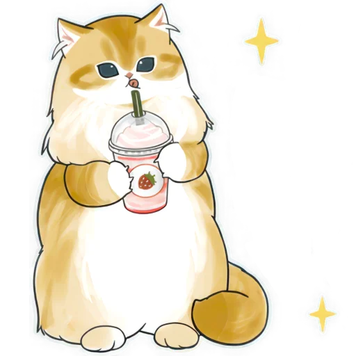 Стикер Нян котики