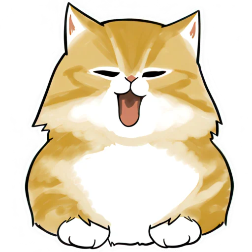 Стикер Нян котики