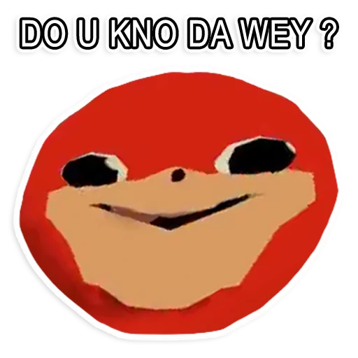 Стикер Uganda Knuckles